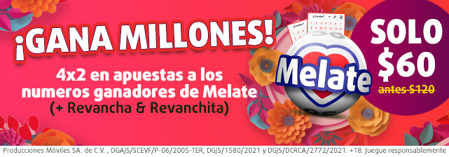 Oferta en apuestas de Melate, Revancha y Revanchita